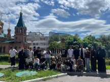 Студенты из китайского города Харбин посетили хабаровский храм. 5 августа 2025 года
